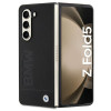 BMW BMHCZFD5SLLBK Signature Logo Imprint kõvakate Samsung Galaxy Z Fold5 jaoks, must