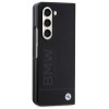 BMW BMHCZFD5SLLBK Signature Logo Imprint kõvakate Samsung Galaxy Z Fold5 jaoks, must
