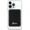 Guess GUPBM3ALGSGK kaasaskantav akupank 3000 mAh, 5 W, MagSafe Metal Script Logo, must