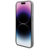 Guess GUHCP15XPSFDGSS Sequin Script Metal kõvakate Apple iPhone 15 Pro Max-le, hõbedane
