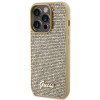 Guess Disco Metal Script Hardcase Apple iPhone 15 Pro jaoks, kuldne