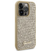 Guess Disco Metal Script Hardcase Apple iPhone 15 Pro jaoks, kuldne