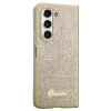 Guess GUHCZFD5HGGSHD Glitter Script kõvakate Samsung Galaxy Z Fold5-le, kuldne