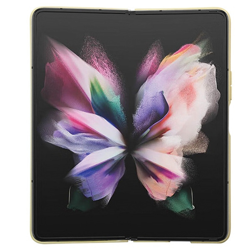 Guess GUHCZFD5HGGSHD Glitter Script kõvakate Samsung Galaxy Z Fold5-le, kuldne