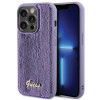 Guess GUHCP15XPSFDGSU Sequin Script Metal kõvakate Apple iPhone 15 Pro Max-le, lilla