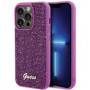 Guess GUHCP15XPMSDGSF Disco Metal Script kõvakate Apple iPhone 15 Pro Maxile, lilla