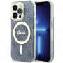 Guess GUHMP15XH4STB Apple iPhone 15 Pro Maxi kõvakate IML 4G MagSafe, sinine (outlet)