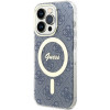 Guess GUHMP15XH4STB Apple iPhone 15 Pro Maxi kõvakate IML 4G MagSafe, sinine (outlet)