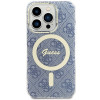 Guess GUHMP15XH4STB Apple iPhone 15 Pro Maxi kõvakate IML 4G MagSafe, sinine (outlet)