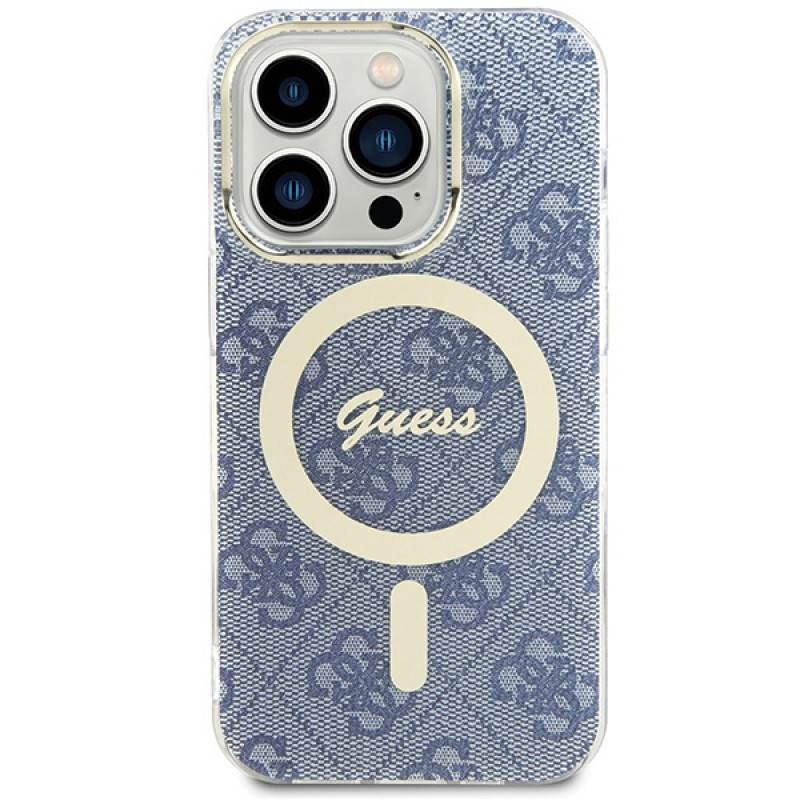 Guess GUHMP15XH4STB Apple iPhone 15 Pro Maxi kõvakate IML 4G MagSafe, sinine (outlet)