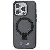 BMW BMHMP15LURSK Apple iPhone 15 Pro kõvakate Ring Stand M Collection MagSafe, must