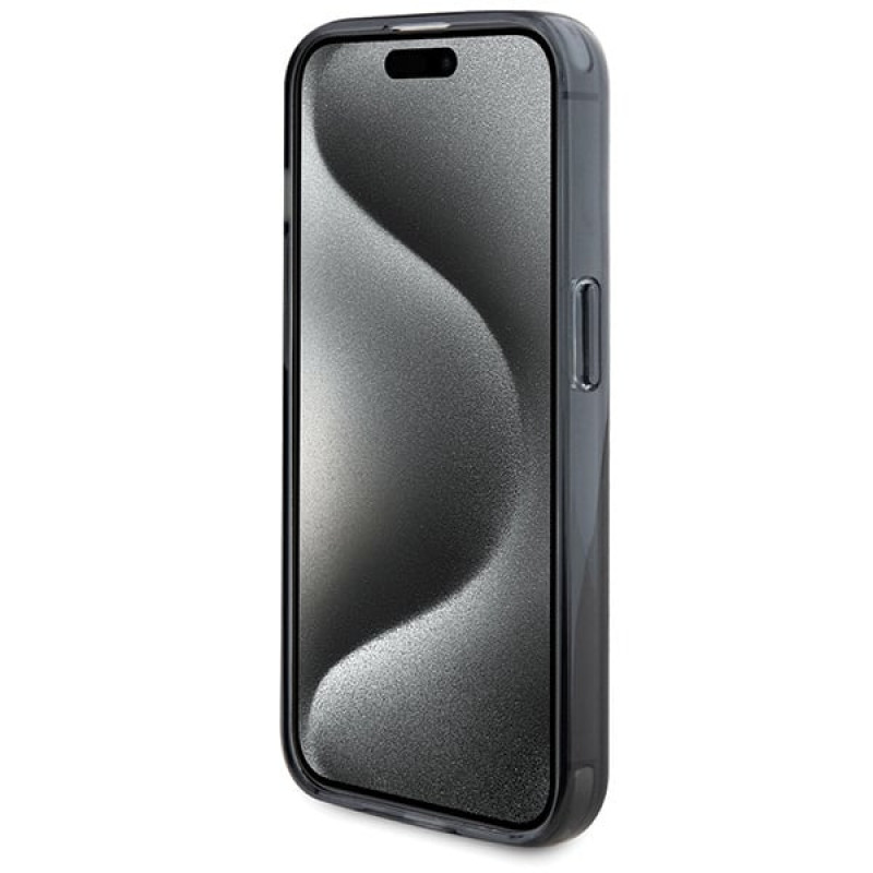 BMW BMHMP15LURSK Apple iPhone 15 Pro kõvakate Ring Stand M Collection MagSafe, must