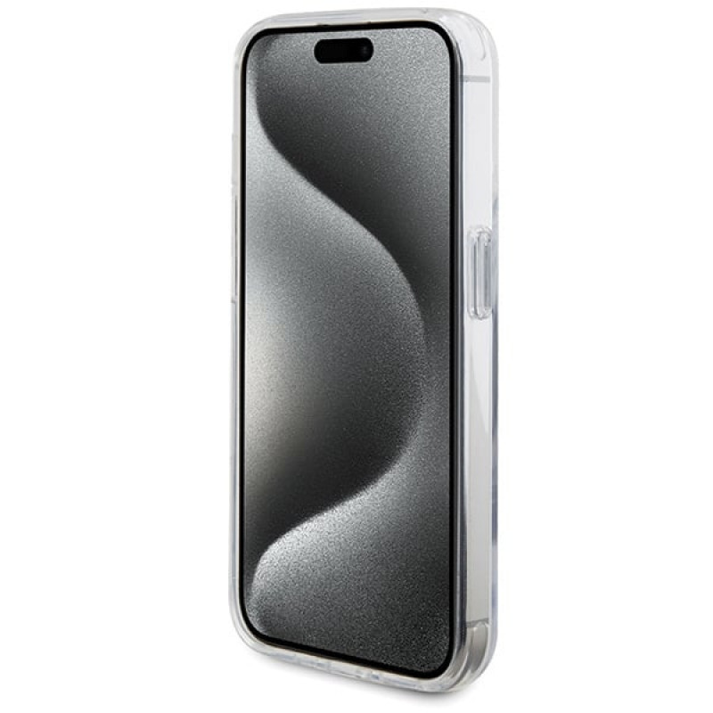 BMW BMHMP15LURST Apple iPhone 15 Pro kõvakate Ring Stand M Collection MagSafe, läbipaistev