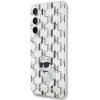 Karl Lagerfeld KLHCS23FEHNCMKLT Samsung Galaxy S23 FE (S711) hardcase Monogram Choupette, läbipaistev