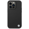 BMW BMHCP15LSILBK Apple iPhone 15 Pro silikoonkate metallse logoga, must