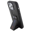 BMW BMHCP15LGSPCCK Apple iPhone 15 Pro kõvakate Grip Stand Smooth & Carbon, must
