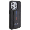 BMW BMHCP15LGSPPRK Apple iPhone 15 Pro kõvakate Grip Stand Smooth & Perforated, must