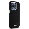 DKNY Apple iPhone 15 Pro kõvakate Liquid Silicone Small Metal Logo MagSafe, must