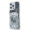 DKNY Apple iPhone 15 Pro Maxi kõvakate Liquid Glitter Big Logo, must