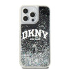 DKNY Apple iPhone 15 Pro Maxi kõvakate Liquid Glitter Big Logo, must