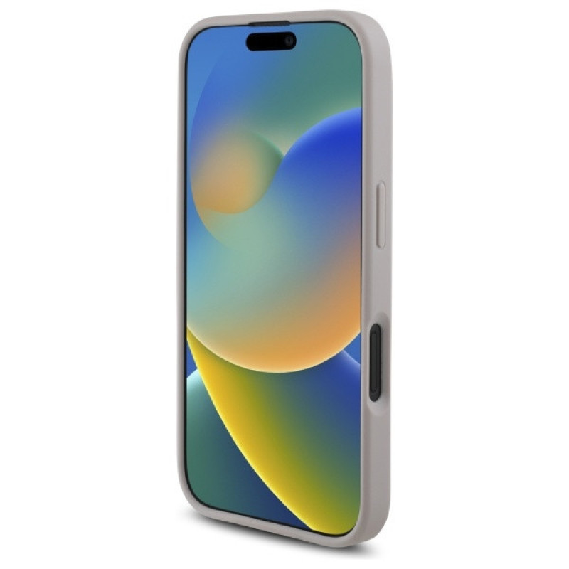 Guess GUHCP16S4GMGPI Apple iPhone 16 kõvakate 4G Big Logo, roosa