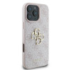 Guess GUHCP16X4GMGPI 4G Big Metal Logo kõva kate Apple iPhone 16 Pro Max 6.9" jaoks, roosa
