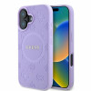 Guess Saffiano Peony Stamp MagSafe kaitsekott Apple iPhone 16-le, lilla