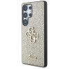 Guess Fixed Glitter Big 4G Metal Logo kõvakate Samsung Galaxy S25 Ultra jaoks, kuldne