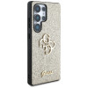 Guess Fixed Glitter Big 4G Metal Logo kõvakate Samsung Galaxy S25 Ultra jaoks, kuldne