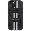 Guess 4G Stripes MagSafe Wallet kaitsekott Apple iPhone 15-le, must