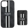 Guess 4G Stripes MagSafe Wallet kaitsekott Apple iPhone 15-le, must