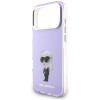 Karl Lagerfeld KLD22568 IML Aquarelle Karl & Choupette & Logo MagSafe kate Apple iPhone 17 Pro Max-le, lilla