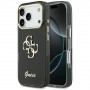 Guess GUE5344 IML 4G Script Metal kõvakate Apple iPhone 17 Pro Max-le, must