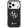 Guess GUE5344 IML 4G Script Metal kõvakate Apple iPhone 17 Pro Max-le, must