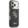 Guess GUE5344 IML 4G Script Metal kõvakate Apple iPhone 17 Pro Max-le, must