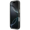 Guess GUE5344 IML 4G Script Metal kõvakate Apple iPhone 17 Pro Max-le, must