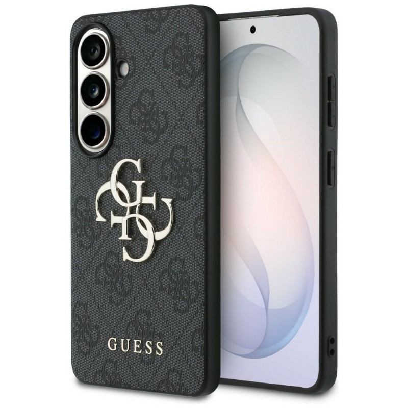 Guess GUE005301 4G Big Metal Logo kõvakate Samsung Galaxy S26+ jaoks, must