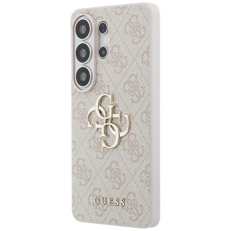 Guess GUE005337 4G Big Metal Logo kõvakate Samsung Galaxy S26 Ultra jaoks, roosa