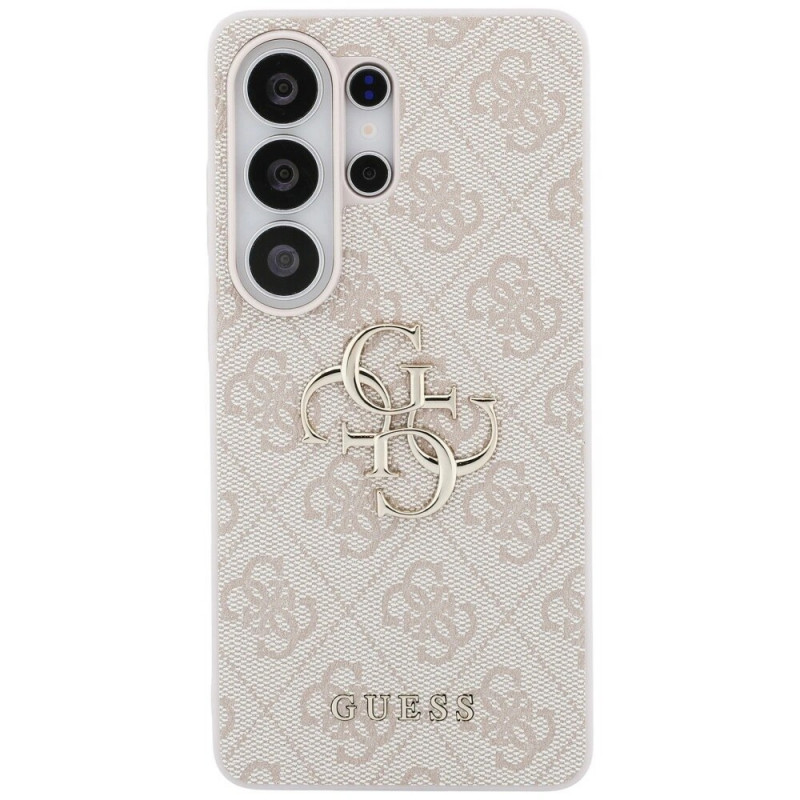 Guess GUE005337 4G Big Metal Logo kõvakate Samsung Galaxy S26 Ultra jaoks, roosa