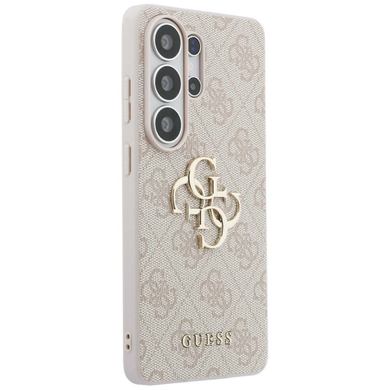 Guess GUE005337 4G Big Metal Logo kõvakate Samsung Galaxy S26 Ultra jaoks, roosa