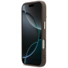 Guess 4G PU Triangle Logo & Stand Camera MagSafe kaitsekott Apple iPhone 18 Pro Max / 17 Pro Max jaoks, pruun