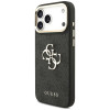 Guess 4G Big 4G Classic Logo Big Strap Metal Buttons kaitsekott rihmaga Apple iPhone 18 Pro Max / 17 Pro Max jaoks, must
