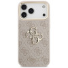 Guess 4G Big 4G Classic Logo Big Strap Metal Buttons kaitsekott rihmaga Apple iPhone 18 Pro Max / 17 Pro Max, roosa