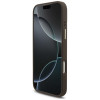 Guess 4G Big 4G Classic Logo Big Strap Metal Buttons kaitsekott rihmaga Apple iPhone 18 Pro Max / 17 Pro Max jaoks, pruun