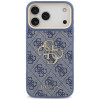 Guess 4G Big 4G Classic Logo Big Strap Metal Buttons kaitsekott rihmaga Apple iPhone 18 Pro Max / 17 Pro Max jaoks, sinine