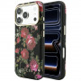 Guess Blossom Roses Print MagSafe kaitsekott Apple iPhone 18 Pro / 17 Pro jaoks, must