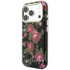 Guess Blossom Roses Print MagSafe kaitsekott Apple iPhone 18 Pro / 17 Pro jaoks, must
