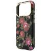 Guess Blossom Roses Print MagSafe kaitsekott Apple iPhone 18 Pro Max / 17 Pro Max jaoks, must