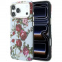Guess GUE6026 Blossom Roses Print MagSafe kaitsekott Apple iPhone 18 Pro / 17 Pro jaoks, sinine