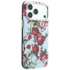 Guess GUE6026 Blossom Roses Print MagSafe kaitsekott Apple iPhone 18 Pro / 17 Pro jaoks, sinine